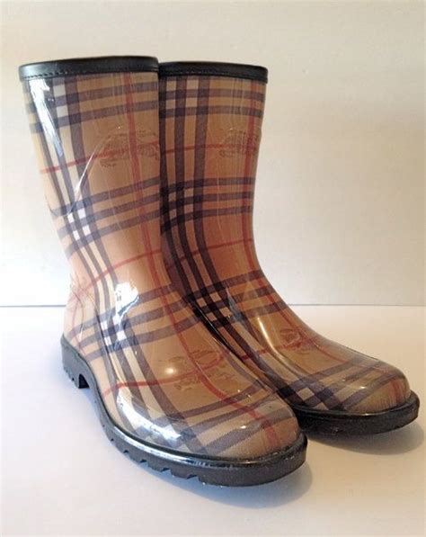 burberry italiam site rain boots|authentic burberry rain boots.